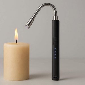 Rechargeable LED Candle Lighter with Long Neck for Hard to Reach Wicks