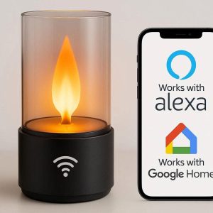 Smart WiFi Enabled Candle Lamp Works with Alexa and Google Home