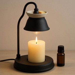 28 Candle Warmer Lamp with Essential Oil Tray for Scent Melts and Oils